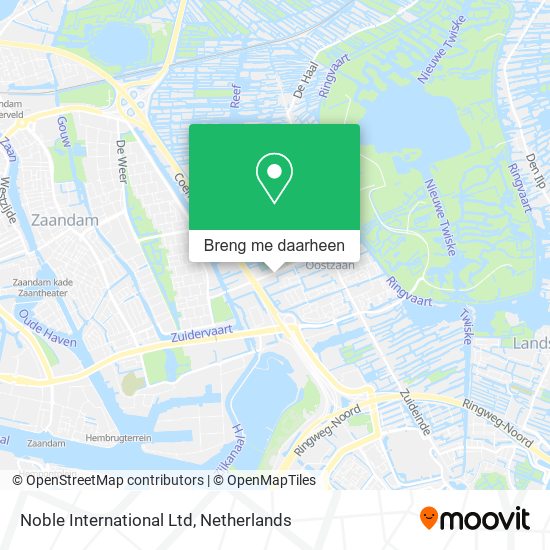 Noble International Ltd kaart