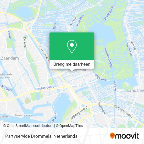 Partyservice Drommels kaart