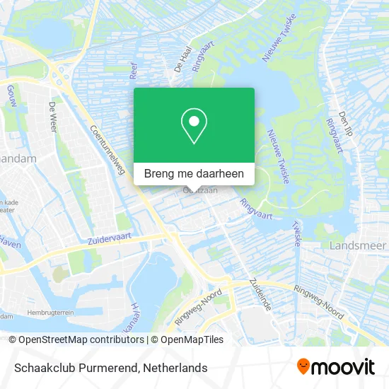 Schaakclub Purmerend kaart