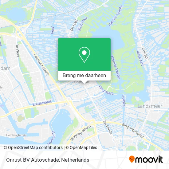 Onrust BV Autoschade kaart