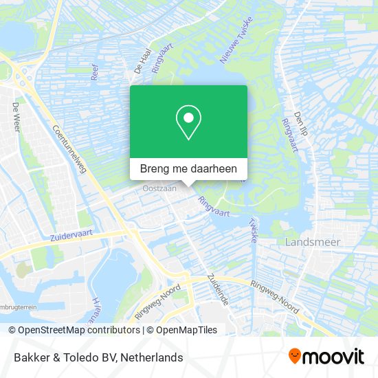 Bakker & Toledo BV kaart