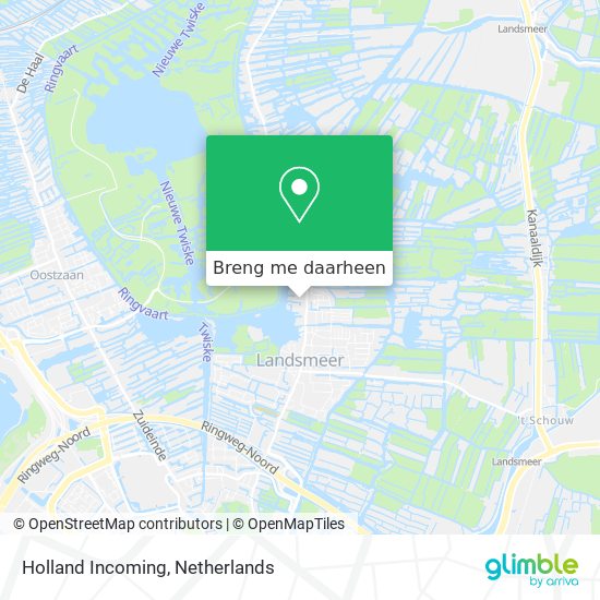 Holland Incoming kaart