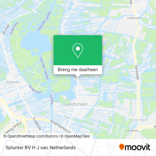 Splunter BV H J van kaart