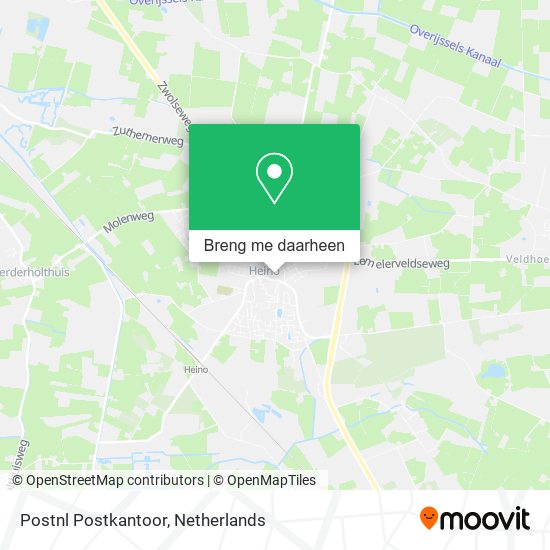 Postnl Postkantoor kaart