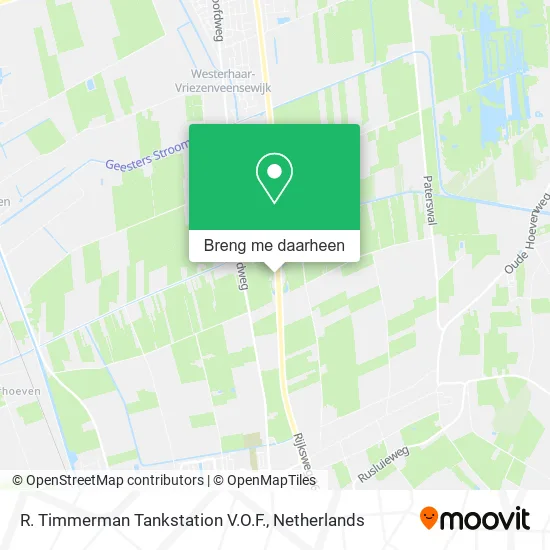 R. Timmerman Tankstation V.O.F. kaart