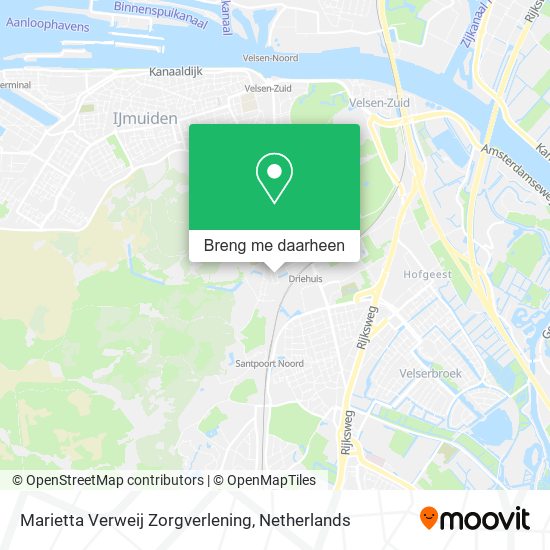 Marietta Verweij Zorgverlening kaart