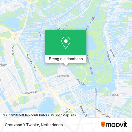 Oostzaan 't Twiske kaart