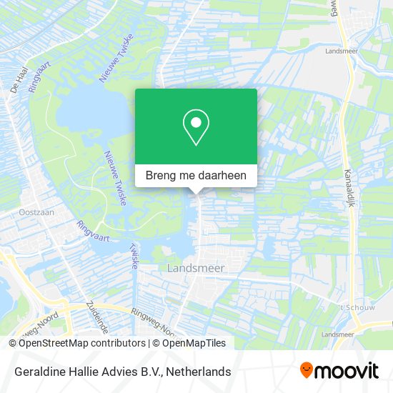 Geraldine Hallie Advies B.V. kaart