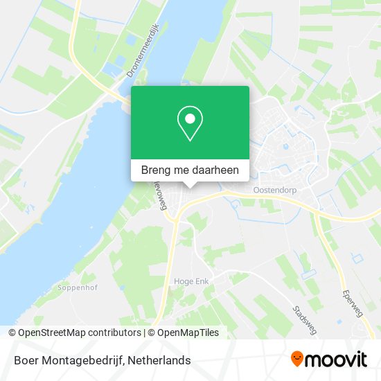 Boer Montagebedrijf kaart