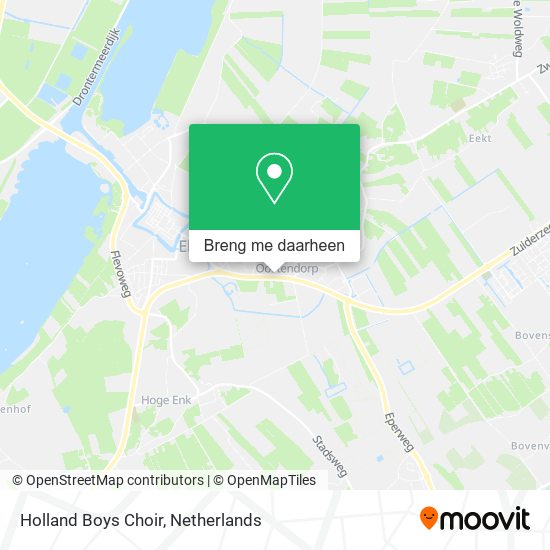 Holland Boys Choir kaart