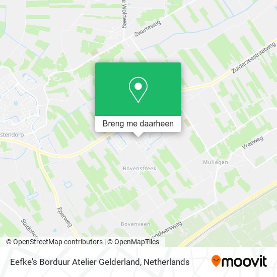 Eefke's Borduur Atelier Gelderland kaart