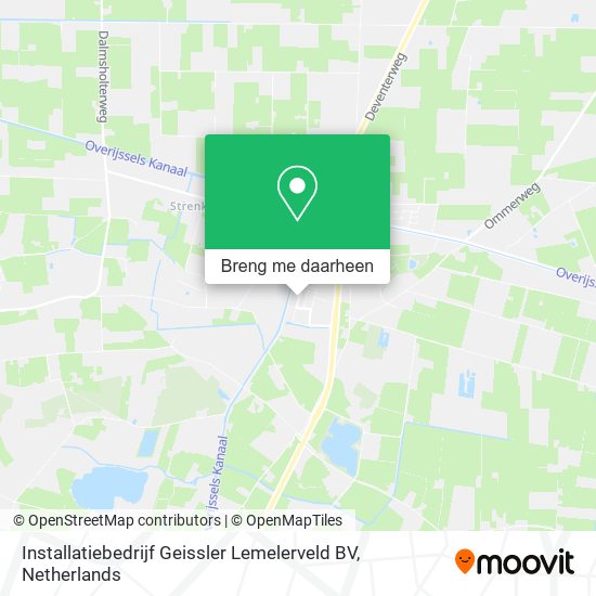 Installatiebedrijf Geissler Lemelerveld BV kaart