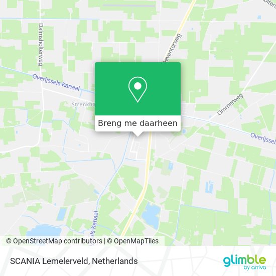 SCANIA Lemelerveld kaart