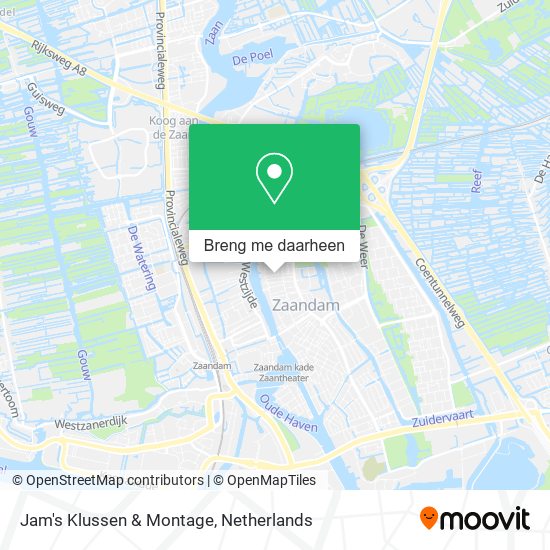 Jam's Klussen & Montage kaart