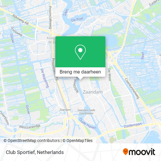 Club Sportief kaart