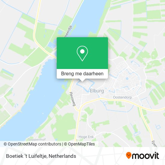 Boetiek 't Luifeltje kaart