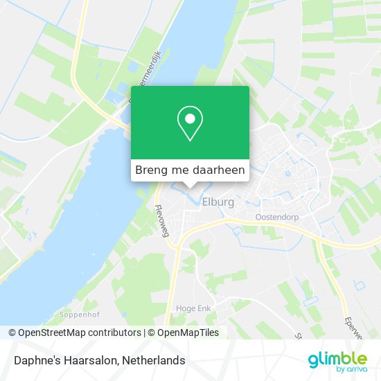 Daphne's Haarsalon kaart