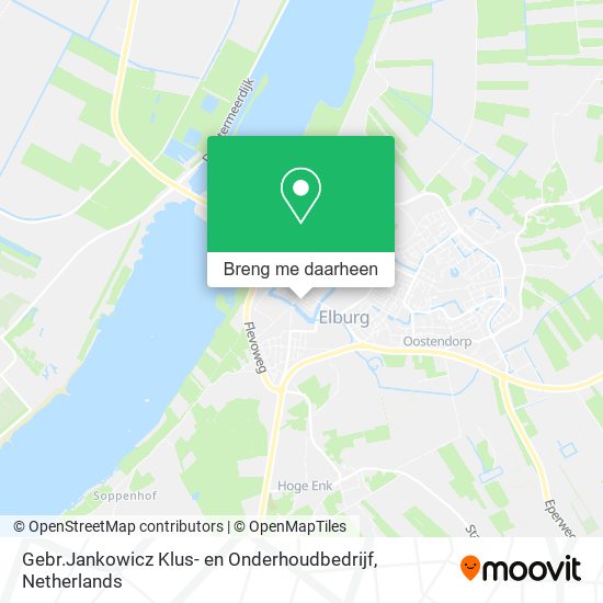 Gebr.Jankowicz Klus- en Onderhoudbedrijf kaart