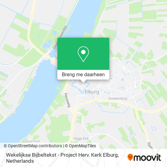Wekelijkse Bijbeltekst - Project Herv. Kerk Elburg kaart