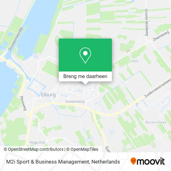 M2i Sport & Business Management kaart