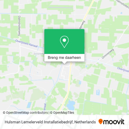 Hulsman Lemelerveld Installatiebedrijf kaart