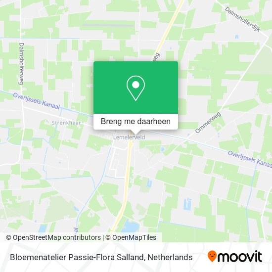 Bloemenatelier Passie-Flora Salland kaart