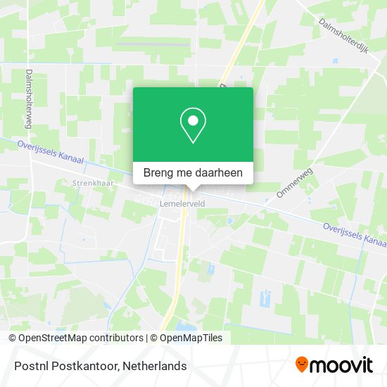 Postnl Postkantoor kaart