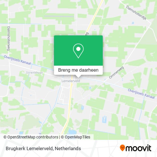 Brugkerk Lemelerveld kaart