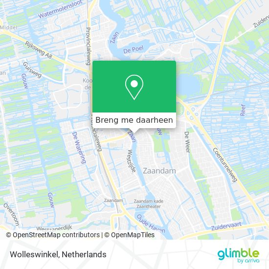 Wolleswinkel kaart