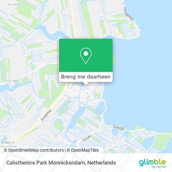 Calisthenics Park Monnickendam kaart