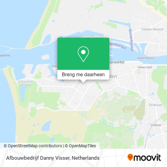 Afbouwbedrijf Danny Visser kaart