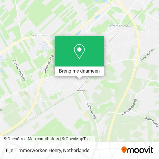 Fijn Timmerwerken Henry kaart