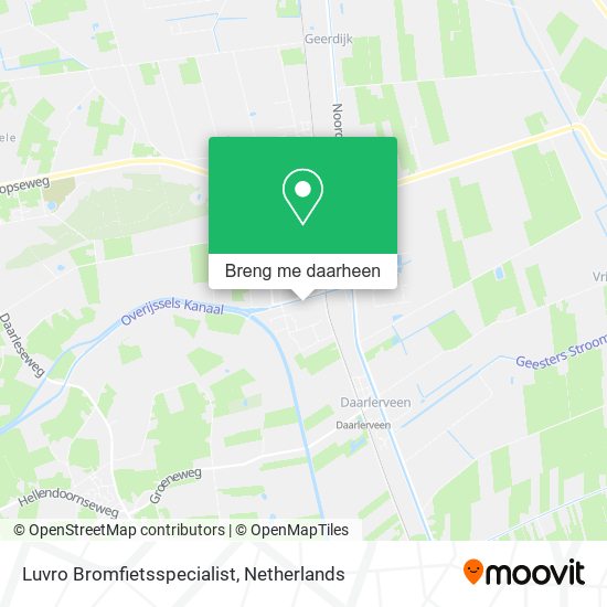 Luvro Bromfietsspecialist kaart