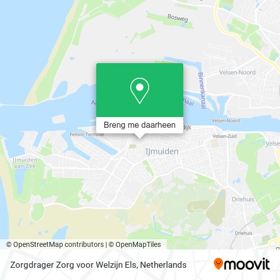 Zorgdrager Zorg voor Welzijn Els kaart