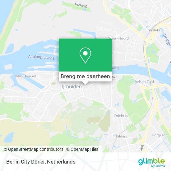 Berlin City Döner kaart
