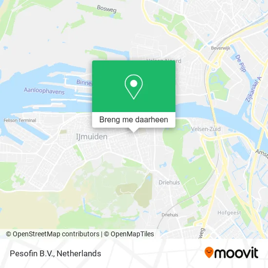 Pesofin B.V. kaart