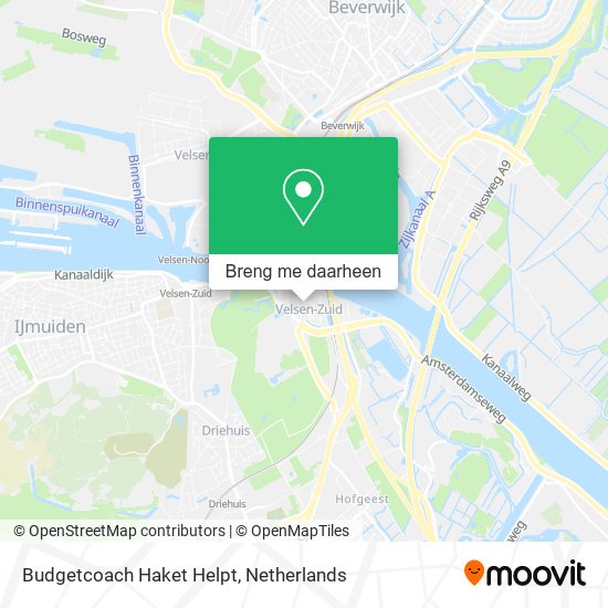 Budgetcoach Haket Helpt kaart