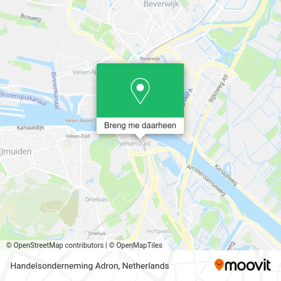 Handelsonderneming Adron kaart