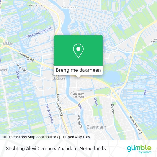 Stichting Alevi Cemhuis Zaandam kaart