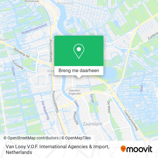 Van Looy V.O.F. International Agencies & Import kaart