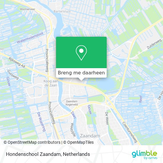 Hondenschool Zaandam kaart