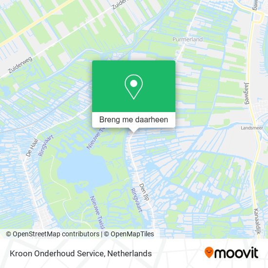 Kroon Onderhoud Service kaart