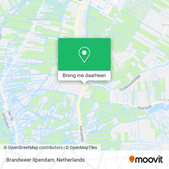 Brandweer Ilpendam kaart