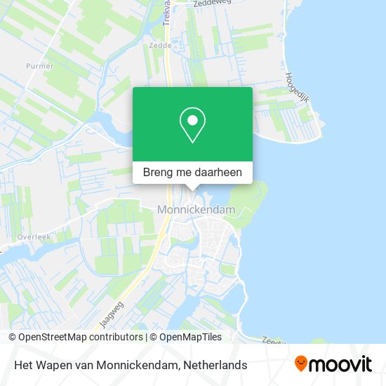 Het Wapen van Monnickendam kaart