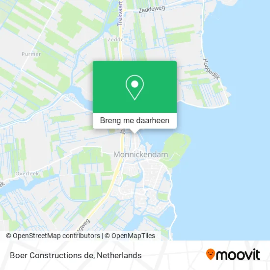 Boer Constructions de kaart