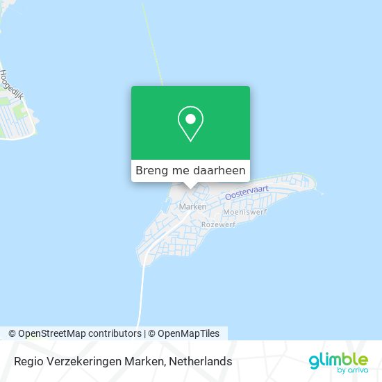 Regio Verzekeringen Marken kaart