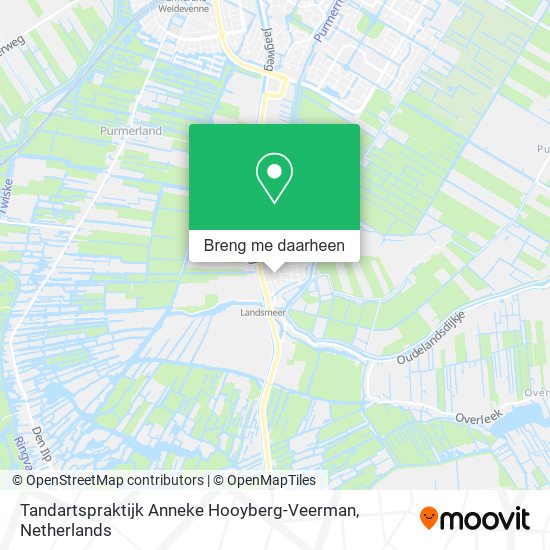 Tandartspraktijk Anneke Hooyberg-Veerman kaart