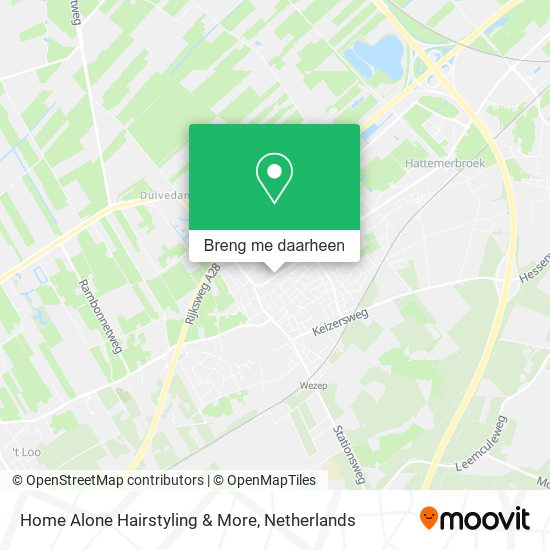 Home Alone Hairstyling & More kaart