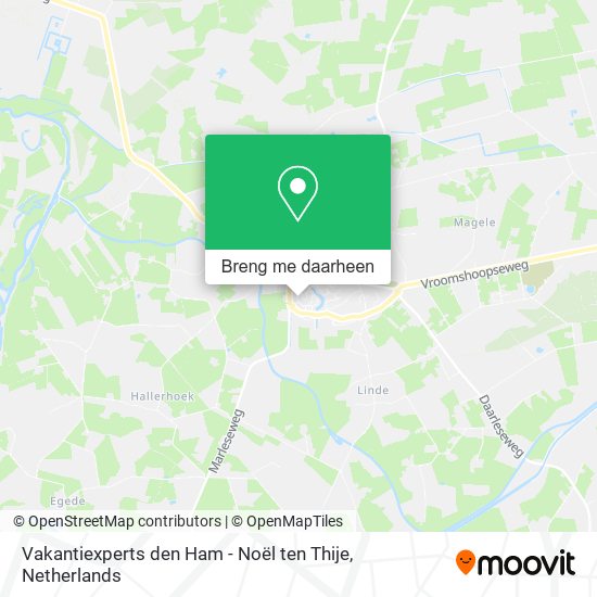 Vakantiexperts den Ham - Noël ten Thije kaart