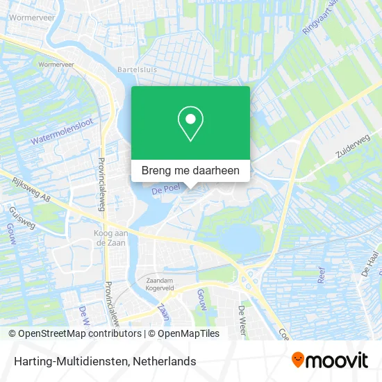 Harting-Multidiensten kaart